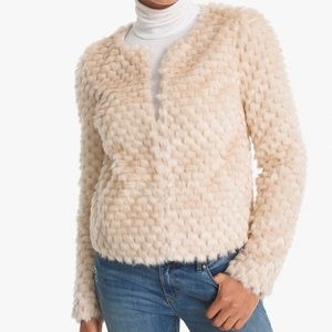 Blush Faux Fur Blazer